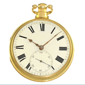 English pocket watch with Massey escapement Circa 1821