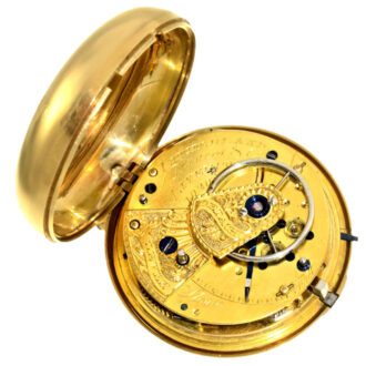 English pocket watch with Massey escapement Circa 1821