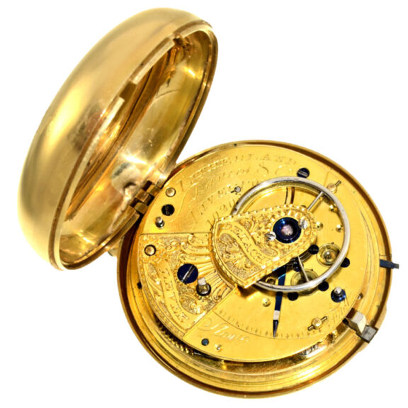 English pocket watch with Massey escapement Circa 1821 English pocket watch with Massey escapement Circa 1821