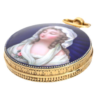 Repeater with beautiful enamel painting France circa 1810 Repeater with beautiful enamel painting France circa 1810