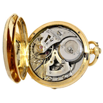Gold ladies pocket watch with center seconds Circa 1825