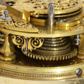 Austrian gilt half quarter hour repeating pocket watch Circa 1725 Austrian gilt half quarter hour repeating pocket watch Circa 1725