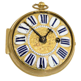 French Louis XIV Oignon gilt pocket watch Circa 1700