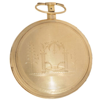Big skeletonized repeater cylinder pocket watch Circa 1810