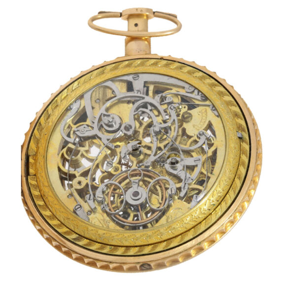 Big skeletonized repeater cylinder pocket watch Circa 1810 Big skeletonized repeater cylinder pocket watch Circa 1810