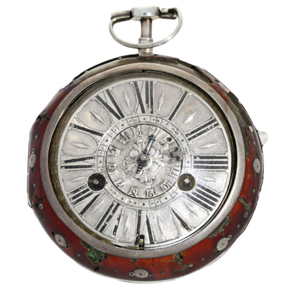 Gilt paircase verge pocket watch with alarm Circa 1690 Gilt paircase verge pocket watch with alarm Circa 1690