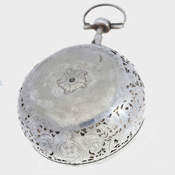 Gilt paircase verge pocket watch with alarm Circa 1690 Gilt paircase verge pocket watch with alarm Circa 1690