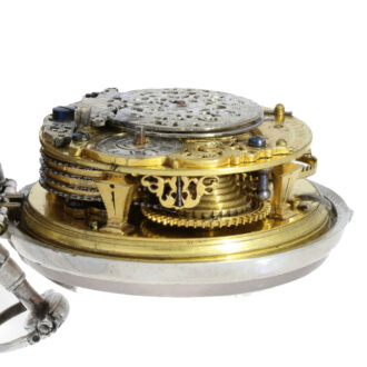 Gilt paircase verge pocket watch with alarm Circa 1690 Gilt paircase verge pocket watch with alarm Circa 1690