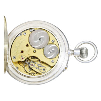 Heavy silver Glashütte deck pocket watch Circa 1915