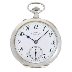 German precision pocket watch from the watchmaking school