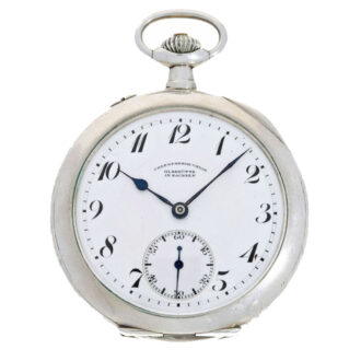 German precision pocket watch from the watchmaking school