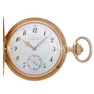 Gold A.Lange & Söhne hunting case watch circa 1900