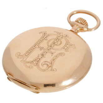 Gold A.Lange & Söhne hunting case watch circa 1900