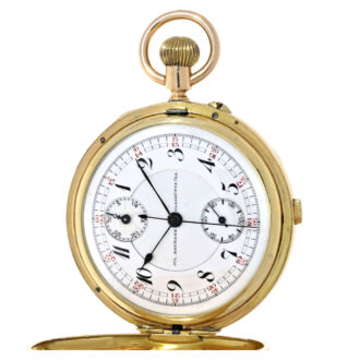 Early Glashütte precision watch with chronograph Circa 1880 Early Glashütte precision watch with chronograph Circa 1880