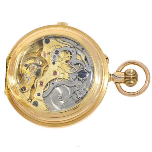 Early Glashütte precision watch with chronograph Circa 1880 Early Glashütte precision watch with chronograph Circa 1880