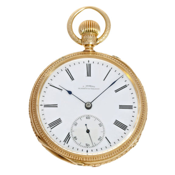 Julius Assman pocket watch Renaissance style Circa 1877 Julius Assman pocket watch Renaissance style Circa 1877