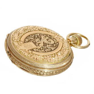 Julius Assman pocket watch Renaissance style Circa 1877 Julius Assman pocket watch Renaissance style Circa 1877