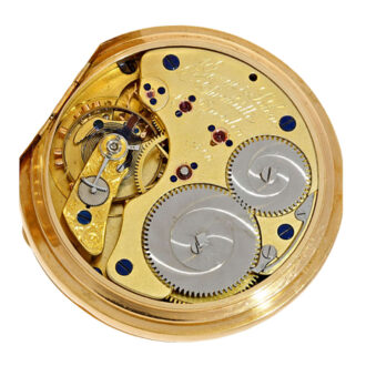 Early German 18k gold hunting cased lever watch Circa 1881 Early German 18k gold hunting cased lever watch Circa 1881