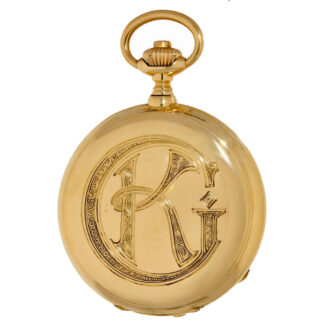 18 Carat gold A.Lange & Söhne Ankerchronometer Circa 1881