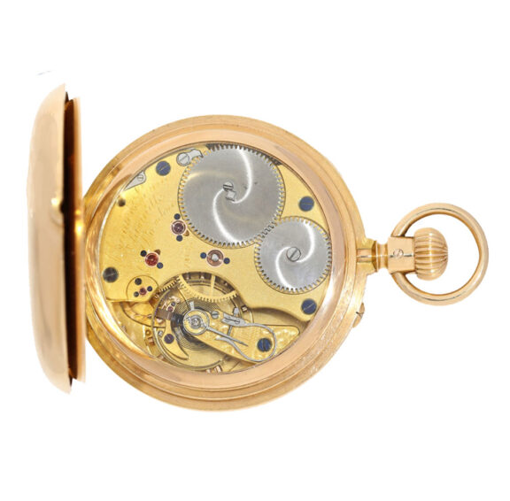 German 18 K gold open faced anker chronometer Circa 1898 German 18 K gold open faced anker chronometer Circa 1898