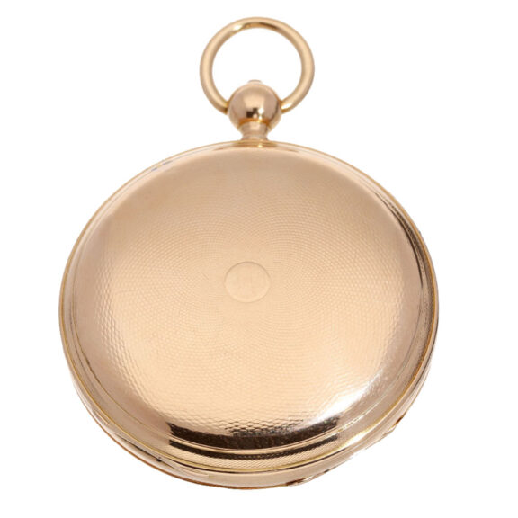 French gold repeating clockwatch with self strike Circa 1810 French gold repeating clockwatch with self strike Circa 1810