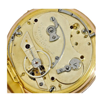 French gold repeating clockwatch with self strike Circa 1810