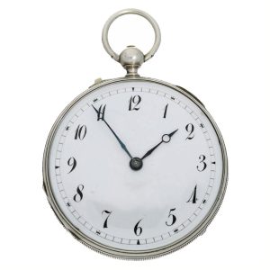 Swiss silver grande and petite sonnerie repeating watch Circa 1820