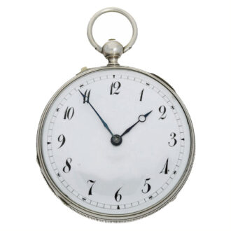 Swiss silver grande and petite sonnerie repeating watch Circa 1820 Swiss silver grande and petite sonnerie repeating watch Circa 1820