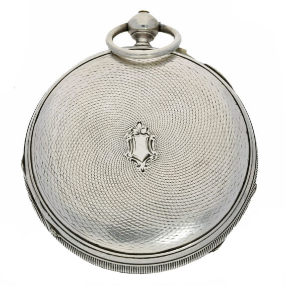 Swiss silver grande and petite sonnerie repeating watch Circa 1820 Swiss silver grande and petite sonnerie repeating watch Circa 1820