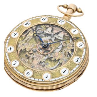 Swiss skeletonized repeating Jacquemart automaton Circa 1820