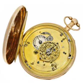 Swiss skeletonized repeating Jacquemart automaton Circa 1820