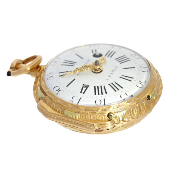 Skeletonized verge pocket watch with repeater Circa 1775 Skeletonized verge pocket watch with repeater Circa 1775