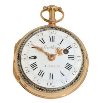 Enamel pocket watch with à toc et à tact repeater Circa 1765 Enamel pocket watch with à toc et à tact repeater Circa 1765