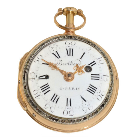 Enamel pocket watch with à toc et à tact repeater Circa 1765 Enamel pocket watch with à toc et à tact repeater Circa 1765