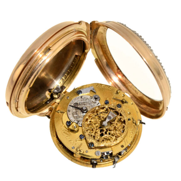 Enamel pocket watch with à toc et à tact repeater Circa 1765Enamel pocket watch with à toc et à tact repeater Circa 1765 Enamel pocket watch with à toc et à tact repeater Circa 1765