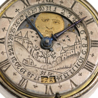 A German silver pair-cased verge pocket watch Circa 1680