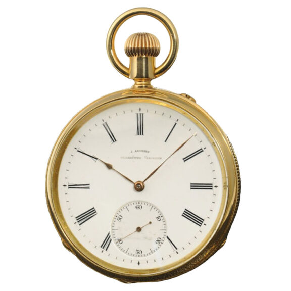 A German gold case pocket watch in quality 1A Circa 1891