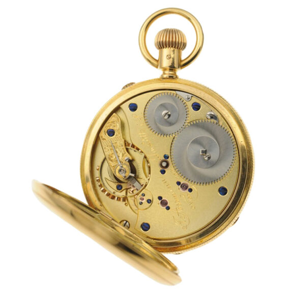 A German gold case pocket watch in quality 1A Circa 1891 A German gold case pocket watch in quality 1A Circa 1891