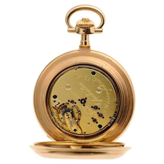 German gold unique watch "Grande Sonnerie" Circa 1895 German gold unique watch "Grande Sonnerie" Circa 1895