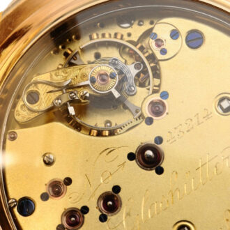 German gold unique watch "Grande Sonnerie" Circa 1895