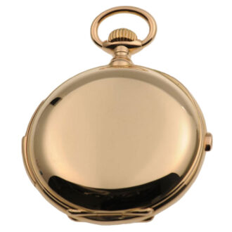 A Gold German pocket watch with carillon, Circa 1900