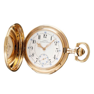 A German gold case pocket watch in quality 1A Circa 1899 A German gold case pocket watch in quality 1A Circa 1899