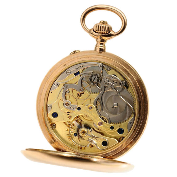 A 14K German exquisite Glashütte pocket watch Circa 1909 A 14K German exquisite Glashütte pocket watch Circa 1909