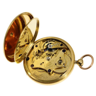A German Glashütte keywind pocket watch Circa1854/1855