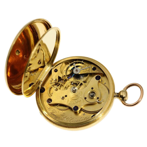 A German Glashütte keywind pocket watch Circa1854/1855 A German Glashütte keywind pocket watch Circa1854/1855