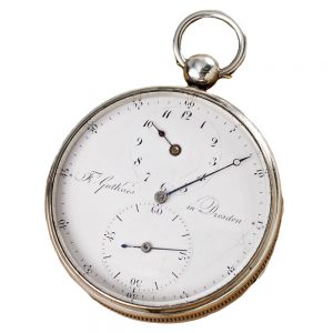 A German silver early pocket chronometer, Circa 1820