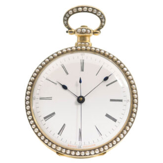 Swiss rare silver watch "Bouquet of Summer Flowers"Circa 1835