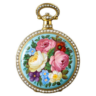 Swiss gilt duplex watch made for the Chinese market Circa 1880