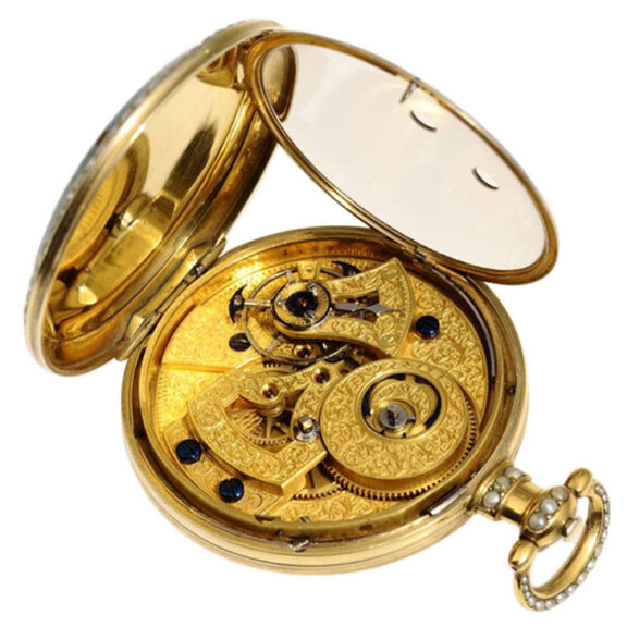 Swiss gilt duplex watch made for the Chinese market Circa 1880 Swiss gilt duplex watch made for the Chinese market Circa 1880