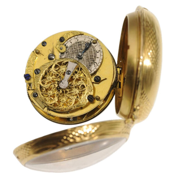 French gold verge with concealed erotic scene Circa 1750 French gold verge with concealed erotic scene Circa 1750